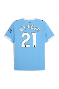 Manchester City Rayan Ait-Nouri #21 Jalkapallovaatteet Kotipaita 2025-26 Lyhythihainen